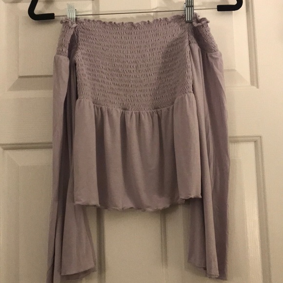 off the shoulder long sleeve - Picture 2 of 3